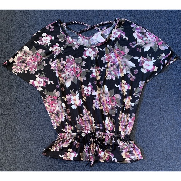 Candie’s Tops - Candie's Shirt Women's Small Floral Short Sleeve